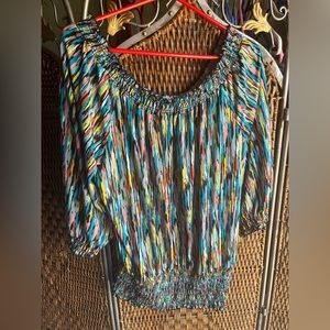 New Directions Ladies Multi Color Blouse Size 1 X